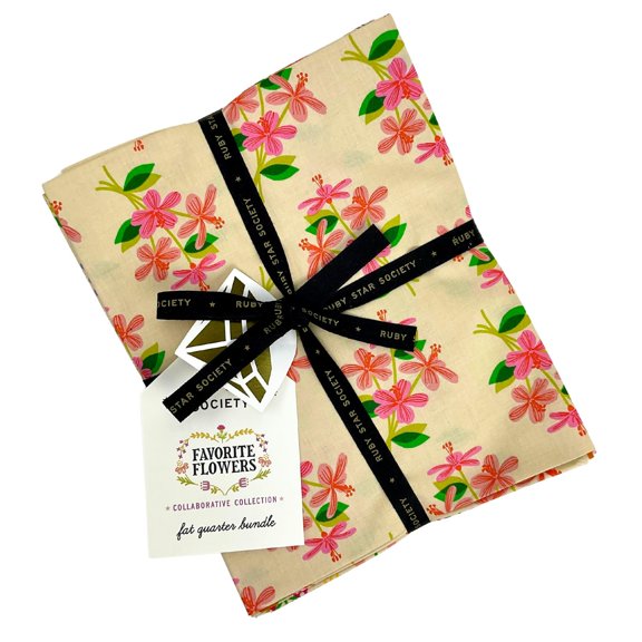Moda - Favorite Flowers Fat Quarter Bundle by Ruby Star Society