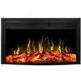 thumbnail image 1 of Moda Flame LW2028CRV-MF 28 in. Curved Ventless Heater Electric Fireplace Insert, 1 of 6