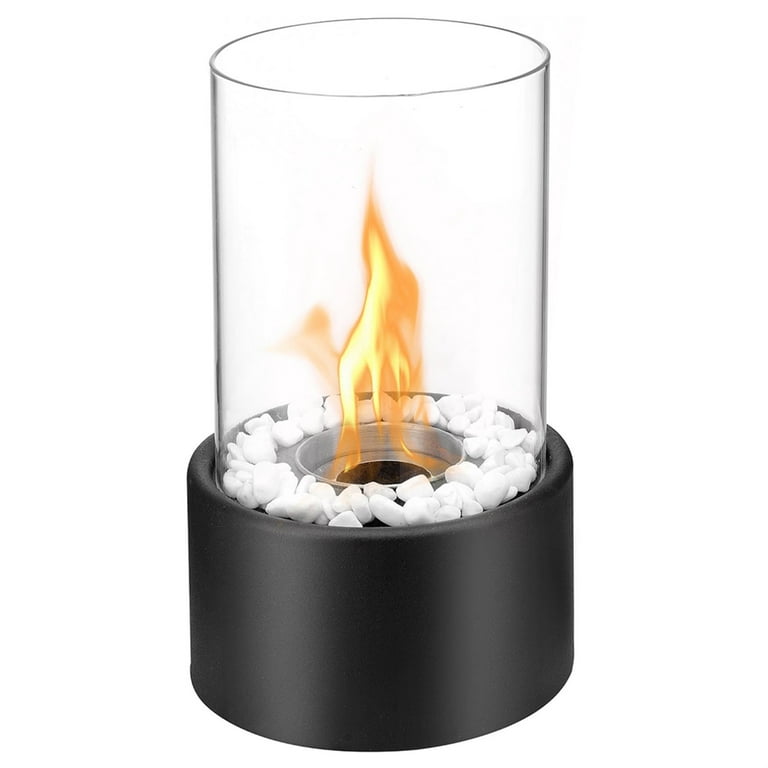 Moda Flame Ghost Ventless Indoor Outdoor Fire Pit Tabletop Portable Fire  Bowl Pot Bio Ethanol Fireplace in Black - Realistic Clean Burning Like Gel  Fireplaces, or Propane Firepits - ET7001BLK-MF 