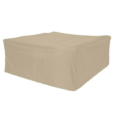 Moda Furnishings Moda New Square Table and Chair Set Cover Patio Furniture Cover Yellow