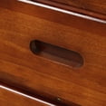 thumbnail image 1 of Moda Furnishings Twin Size Platform Storage Bed Solid Wood Bed with 6 Drawers Walnut, 1 of 5