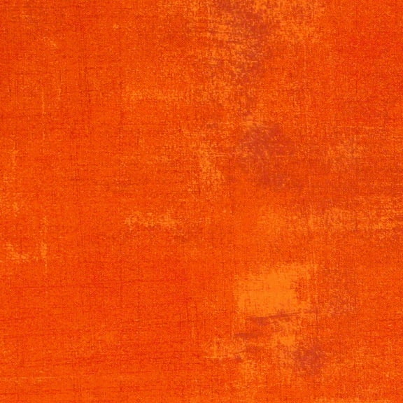 Cotton Grunge Moda Fabrics Brushed Textured Solid Pumpkin Orange Cotton Fabric Print by the Yard (30150-285)