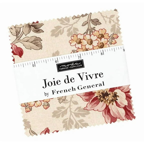Moda - Joie De Vivre Charm Pack by French General 42 pcs