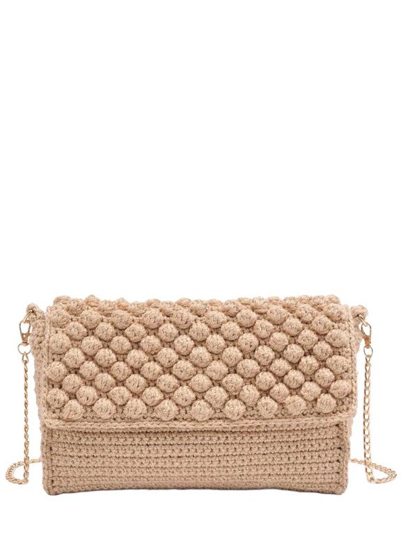 Celeste Clutch, Beige