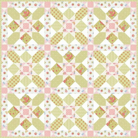 Moda - Memory Lane Quilt Kit by Brenda Riddle Designs