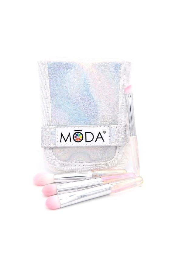 Mini Eye Pink 5pc Travel Sized Makeup Brush Set