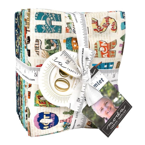 Moda - Paper Hamlet Fat Quarter Bundle by Cathe Holden 20 pcs