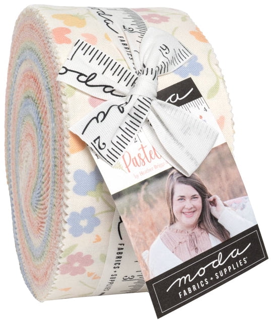 Moda - Pastel Prairie Jelly Roll by My Sew Quilty Life 40 pcs