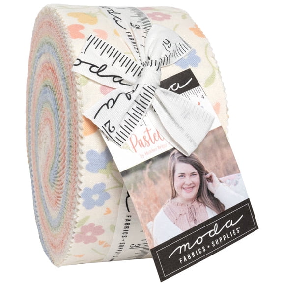Moda - Pastel Prairie Jelly Roll by My Sew Quilty Life 40 pcs