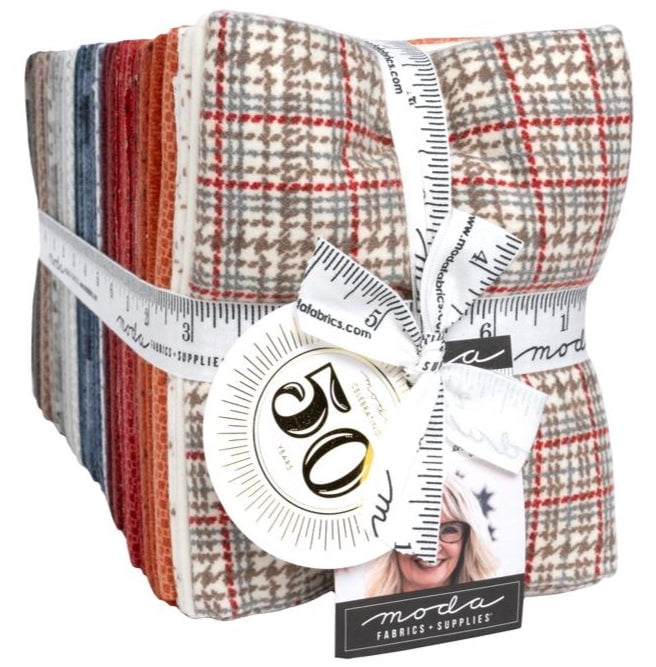 Moda - Prairie Gatherings Flannel Fat Quarter Bundle by Primitive Gatherings 36 pcs