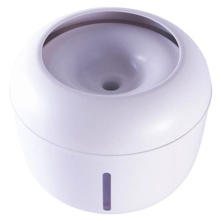 Moda-Pure Ultra-Quiet Filtered Dog & Cat Fountain Waterer, White - One Size