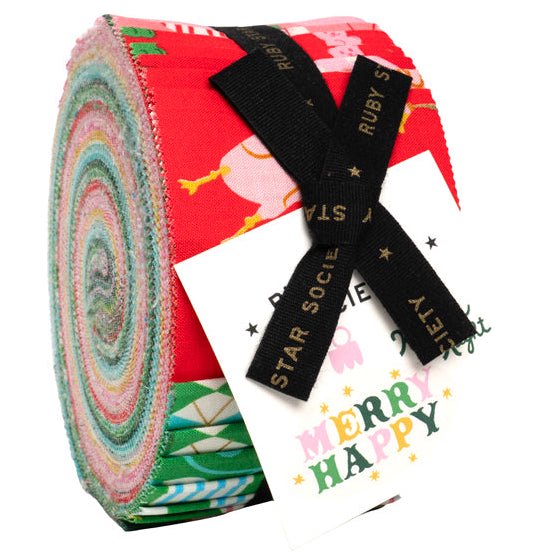 Moda - RSS - Merry Happy Jelly Roll by Kimberly Kight 40 pcs