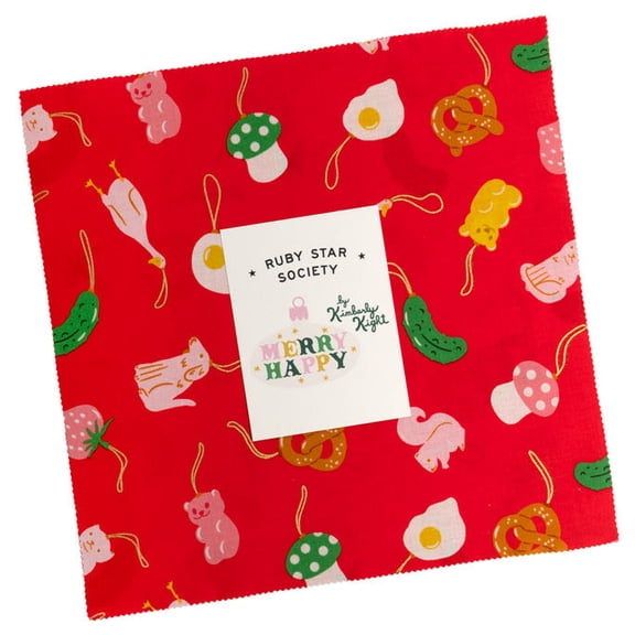Moda - RSS - Merry Happy Layer Cake by Kimberly Kight 42 pcs