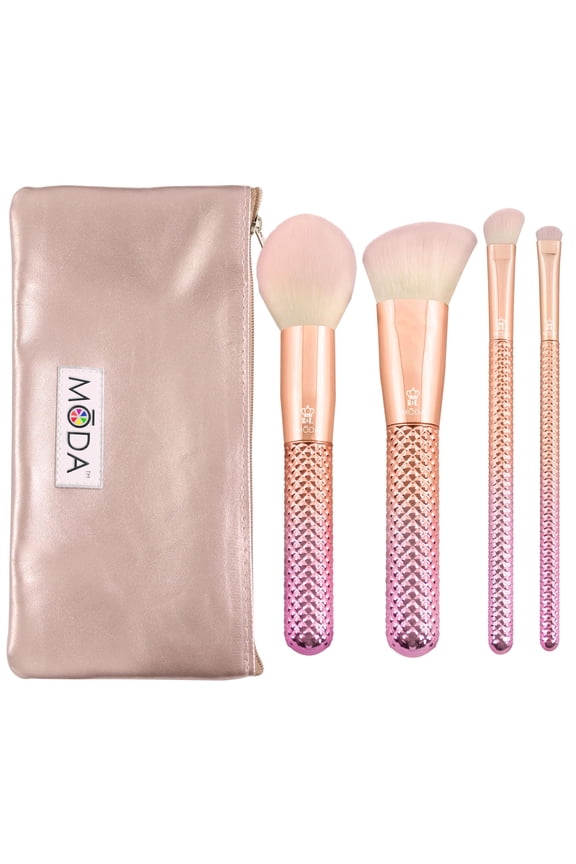 Brush Ros 4pc Complete Makeup Brush Kit
