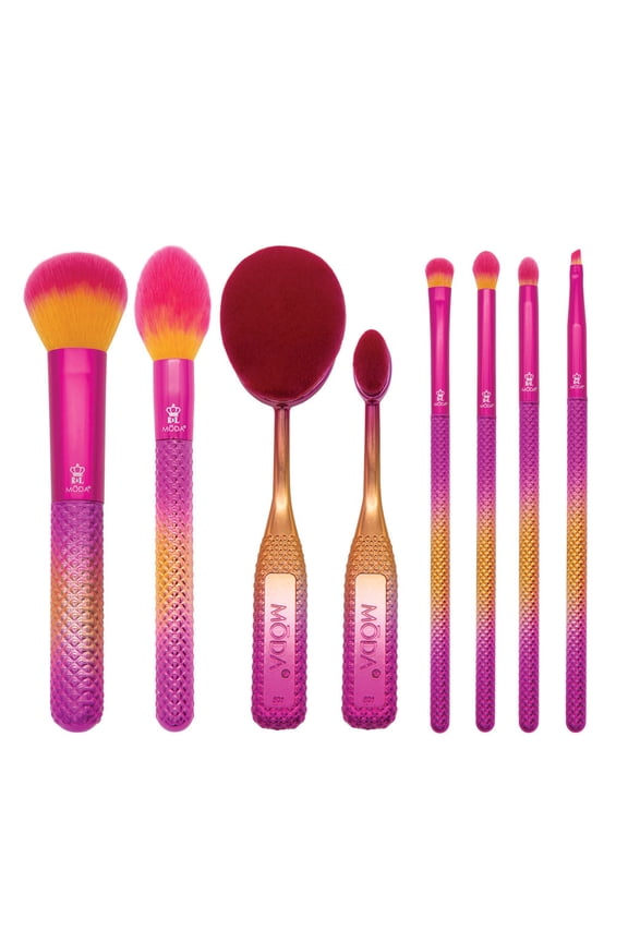 Brush Prismatic Sunset Full Face 8pc Makeup Brush Set