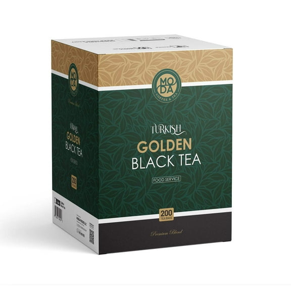 Moda Turkish Golden Black Tea, Earl Grey, Bamboo Paper Bag, 30g, 200Pcs