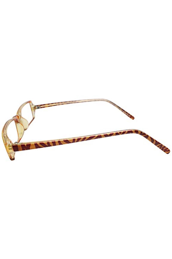 T8010 Square Reading Glasses in Amber