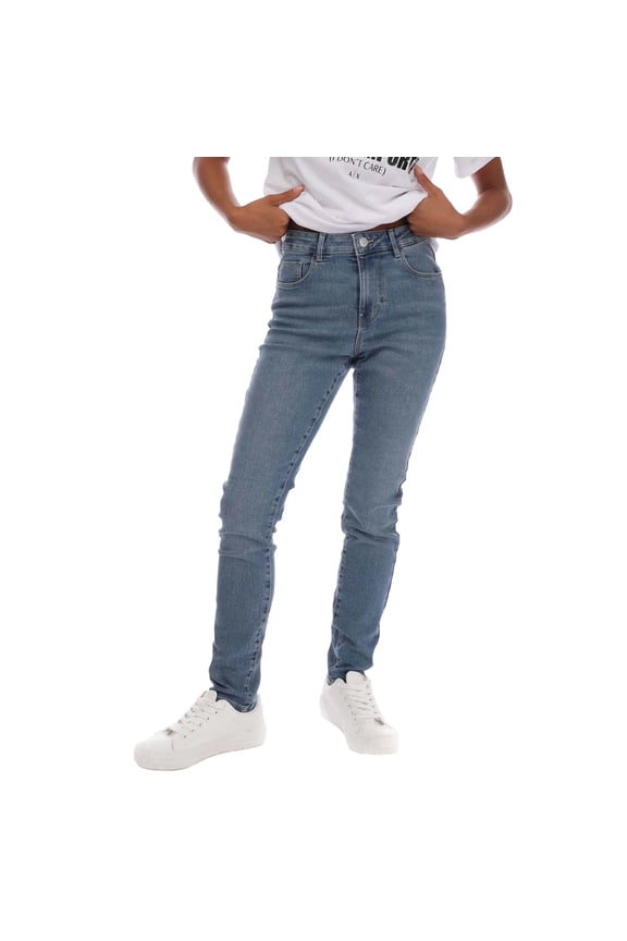 Moda Womens Elly Mid Rise Skinny Jeans