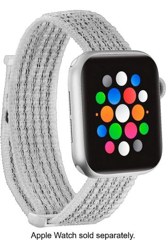- Active Nylon Watch Band for Apple Watch 38mm and 40mm - White