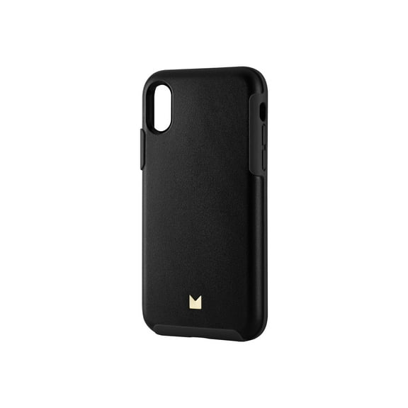 Modal - Back cover for cell phone - polycarbonate, thermoplastic polyurethane (TPU) - black - for Apple iPhone X