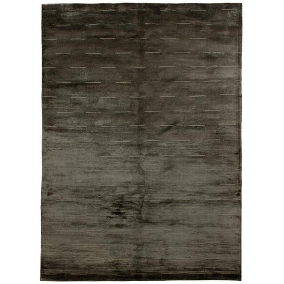Modal Dashes Espresso Area Rug - 9 x 12 ft.