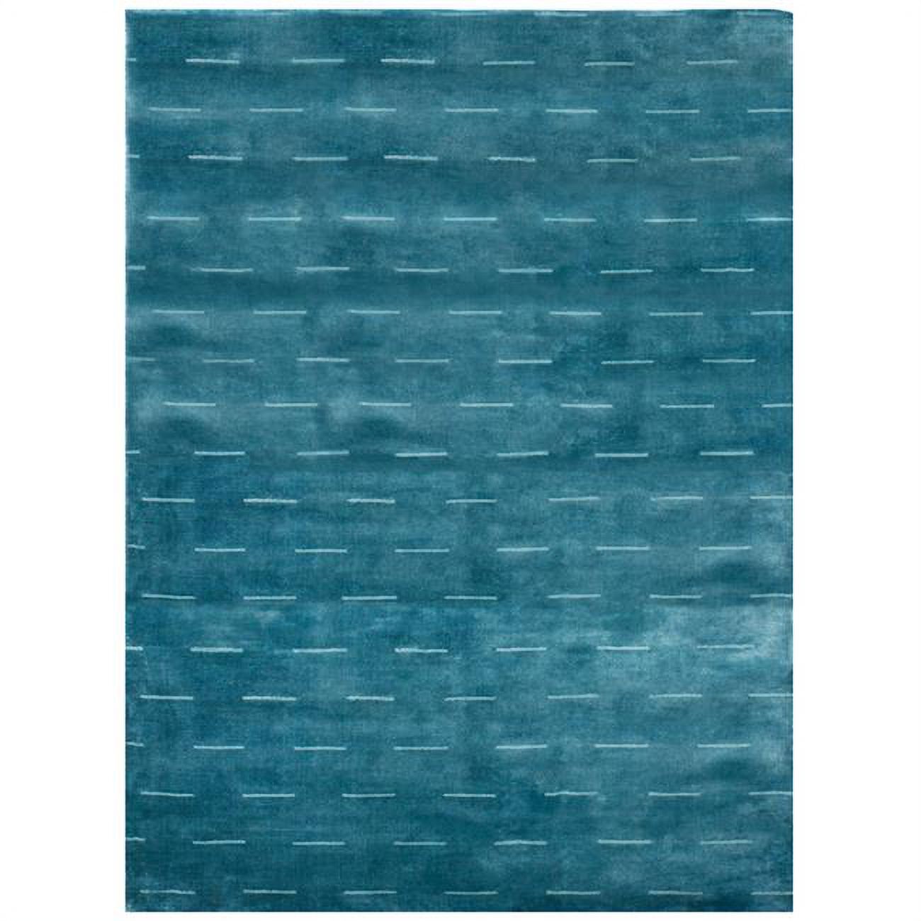 Flowing Dashes Rug Pattern Modal Dashes Ocean Cut & Loop Area Rug - Ocean - 8 x 10 ft. - Walmart.com