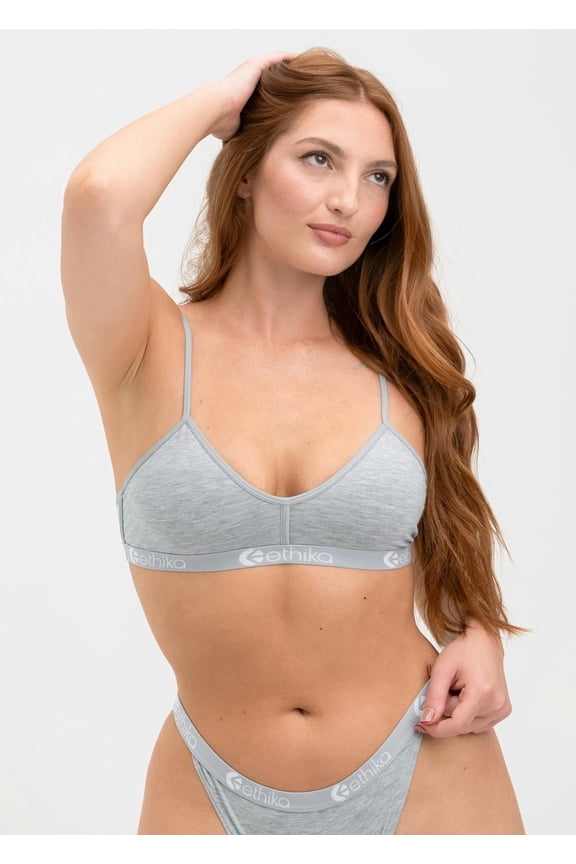 Modal - Light Heather - Light Heather | Womens Bralette Bra