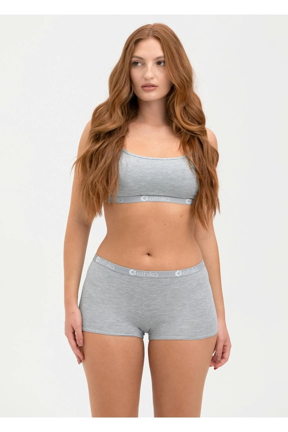 Modal - Light Heather - Light Heather | Womens Shorty