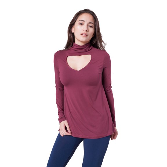 Modal Long Sleeve Choker Top