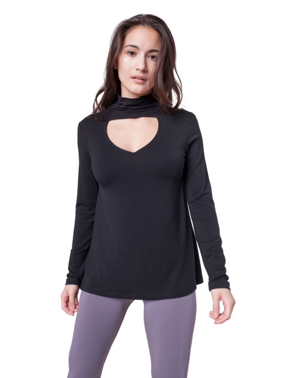 Modal Long Sleeve Choker Top