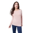 thumbnail image 1 of Modal Long Sleeve Drop Shoulder A Line Top, 1 of 1