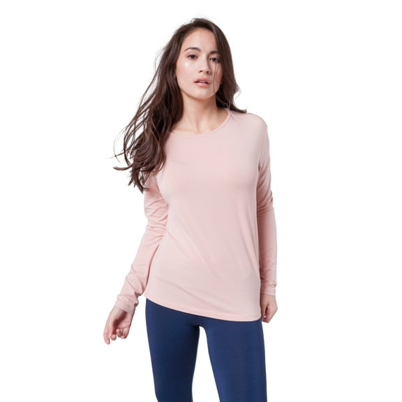 Modal Long Sleeve Drop Shoulder A Line Top