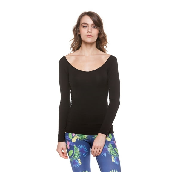 Modal Long Sleeve Sweetheart Tee