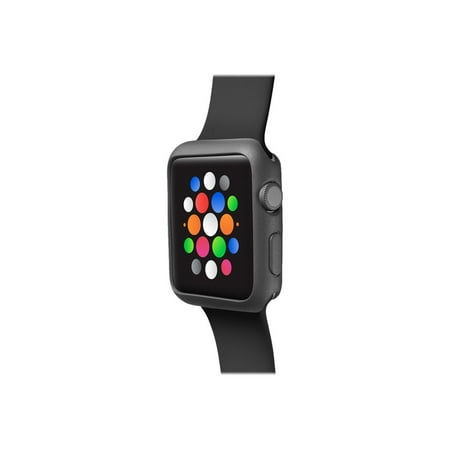 Modal™ - Bumper for Apple Watch® 42mm (2-Pack) - Space Gray/Clear