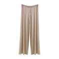 thumbnail image 1 of Modal Pants for Women Drawstrings Wide-Leg Elastic Waist Trousers Straight Leg Long Pants Loose Comfy Bottoms Casual Trendy Sweatpants Fashion Soft Loungewear Pajamas, 1 of 6