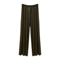 thumbnail image 1 of Modal Pants for Women Drawstrings Wide-Leg Elastic Waist Trousers Straight Leg Long Pants Loose Comfy Bottoms Casual Trendy Sweatpants Fashion Soft Loungewear Pajamas, 1 of 6