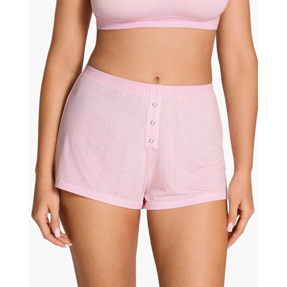 Delimira Women's Natrelax Pajamas Bottoms Modal Relaxed Fit Sleep Lounge Summer Ribbed Casual Sleepwear