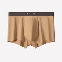 Modal-Underwear for Men Boxer Briefs Lightweight Solid Color Breathable Stretchy Slim-Fit Full-Coverage Athletic Workout Seamless-Boxers