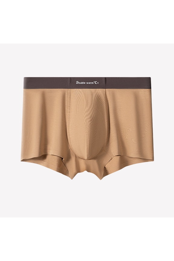 Modal-Underwear for Men Boxer Briefs Lightweight Solid Color Breathable Stretchy Slim-Fit Full-Coverage Athletic Workout Seamless-Boxers