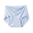 thumbnail image 1 of Modal Underwear for Women Thin Seamless Breathable Pants Extended Cotton Crotch Briefs Solid Color Panties, 1 of 3