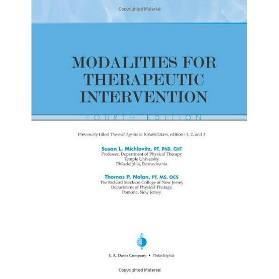 Pre-Owned Modalities for Therapeutic Intervention (Hardcover) 0803611382 9780803611382