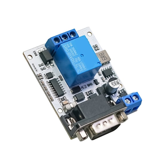 Modbus RTU Relays Module RS232 5-32V Board Power Supply 8bit MCU SP3232 Switches Board for Home Appliance Accessories