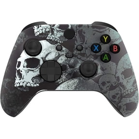 Modded Wireless Controller for Microsoft Series X/S & One - Compatible With All Shooting Games - Rapid Fire, Dropshot, Akimbo & More (X/S Black Skullz)
