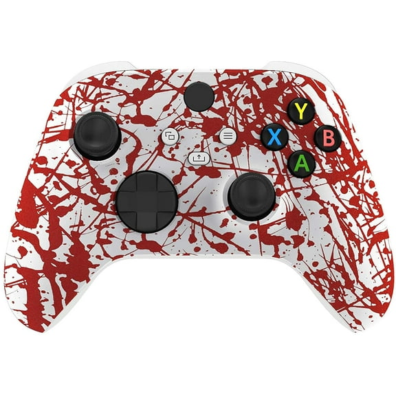 Modded Wireless Controller for Microsoft Series X/S & One - Compatible With All Shooting Games - Rapid Fire, Dropshot, Akimbo & More (X/S Blood Splatter)