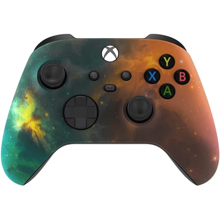 Custom Controllerzz Wireless Controller for Microsoft Xbox Series X/S & Xbox One - Custom Soft Touch Feel - Custom Xbox Series X/S Controller (X/S Vibrant Universe)