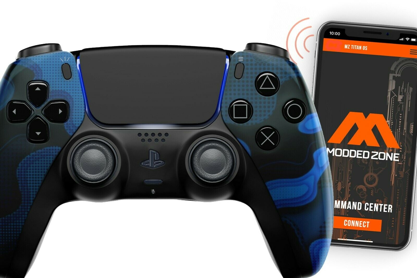 Custom Camo Blue Ps4 Controller Scuf Controller Sony Custom Ps4