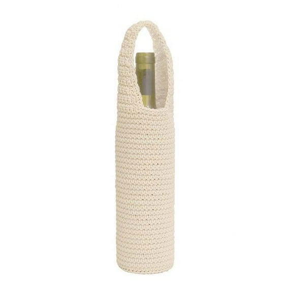 Heritage Lace MC-1085CR Mode Crochet Wine Bottle Wrap, Cream