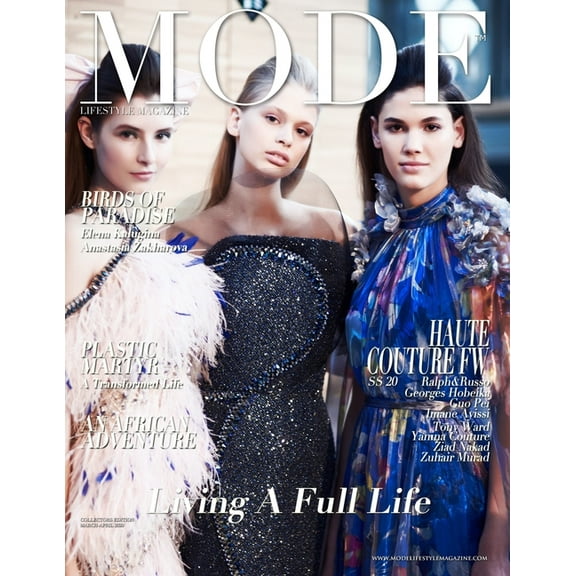 Mode Lifestyle Magazine - Living A Full Life 2020 : Collectors Edition - Haute Couture Paris FW SS 20 Cover #1 (Paperback)