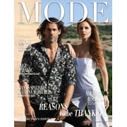 Mode Lifestyle Magazine - Reasons to be Thankful Collectors Edition - Giannis Spaliaras & Athina Marturet Cover, Paperback