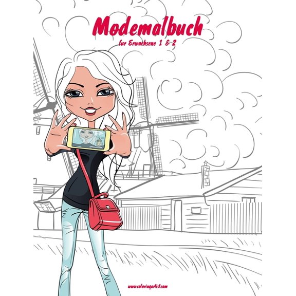 Mode: Modemalbuch fr Erwachsene 1 & 2 (Paperback)